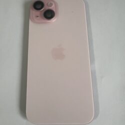  Iphone 15 originale copri batteria posteriore vetro con magsafe Rosa