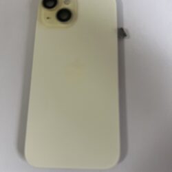  Iphone 15 originale copri batteria posteriore vetro con magsafe Giallo