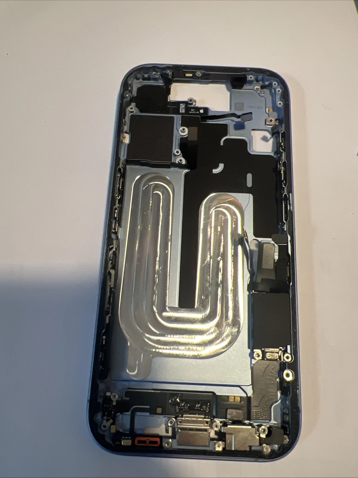  Iphone 16 Chassis originale scocca centrale qualita A Blu