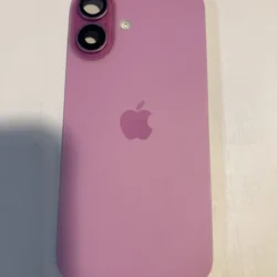  Iphone 16 originale copri batteria posteriore vetro con magsafe flex Rosa